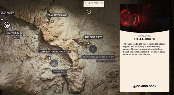 arc raiders world map